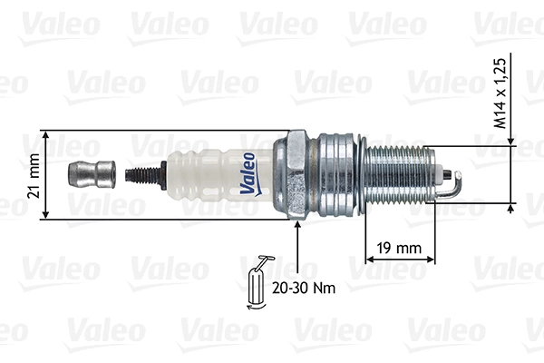 Bougie d'allumage VALEO 246909