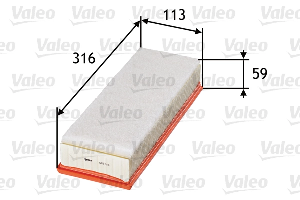 VALEO 585015 — Повітряний фільтр