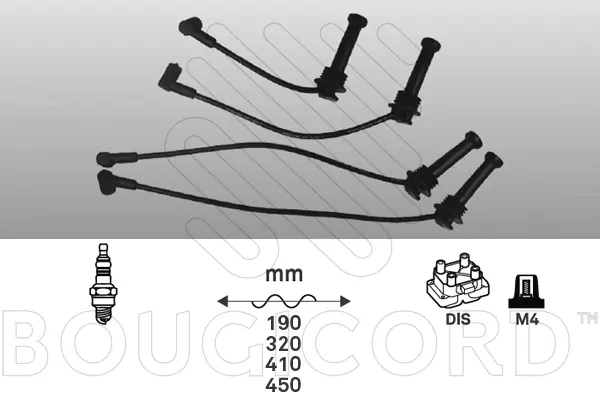 JEUX FIL BOUGIE FORD FIESTA/FOCUS