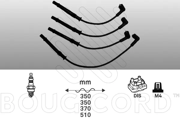 Cable Bougie Modus Clio 3 1.2 16V
