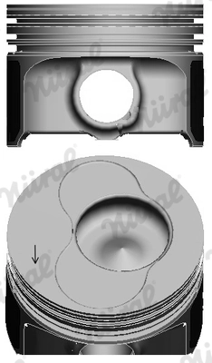 Piston NÜRAL 87-139507-40