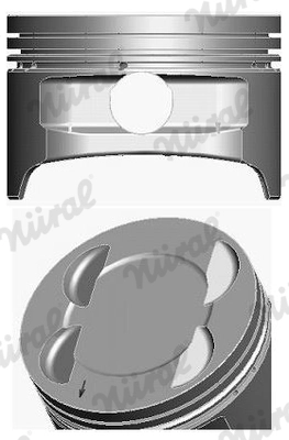 Piston NÜRAL 87-141307-20