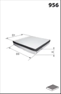 Filtre, air de l'habitacle