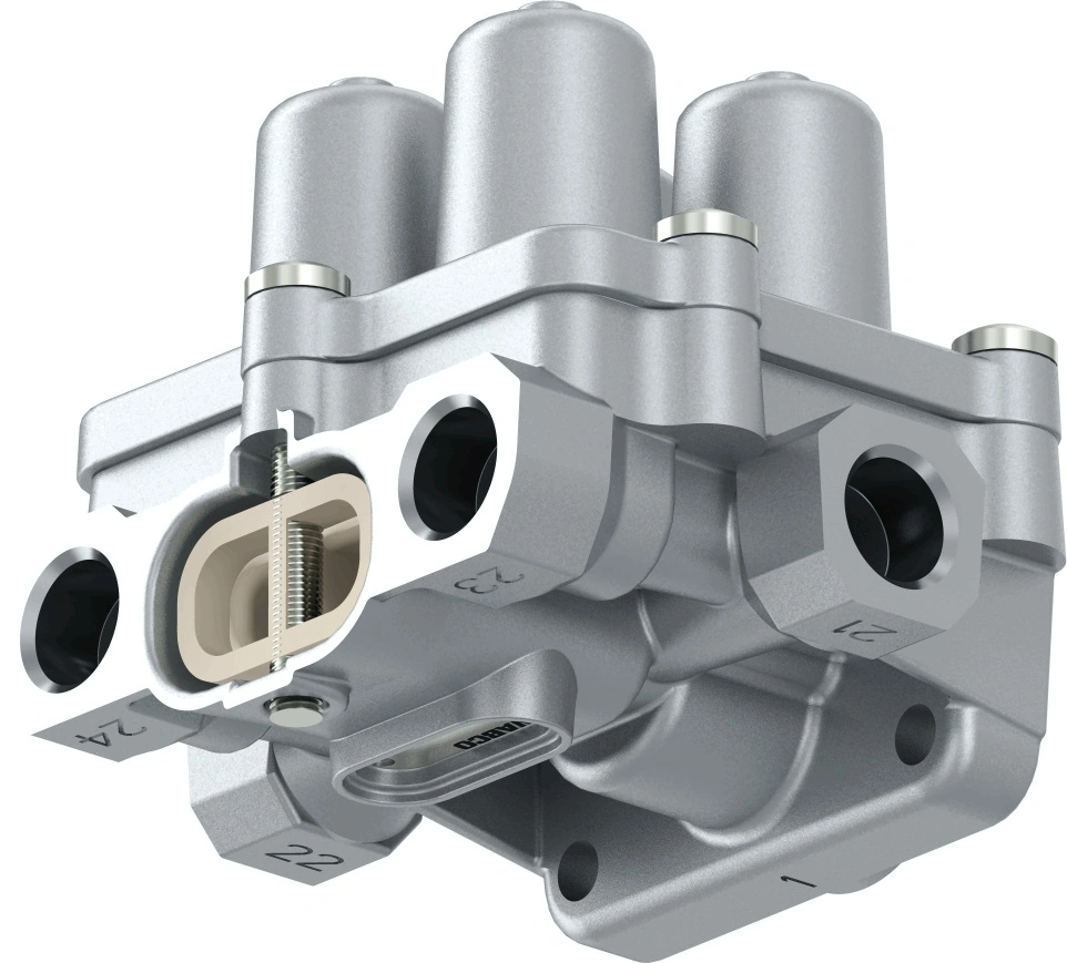 Valve de sécurité pour plusieurs circuits WABCO 9347141370