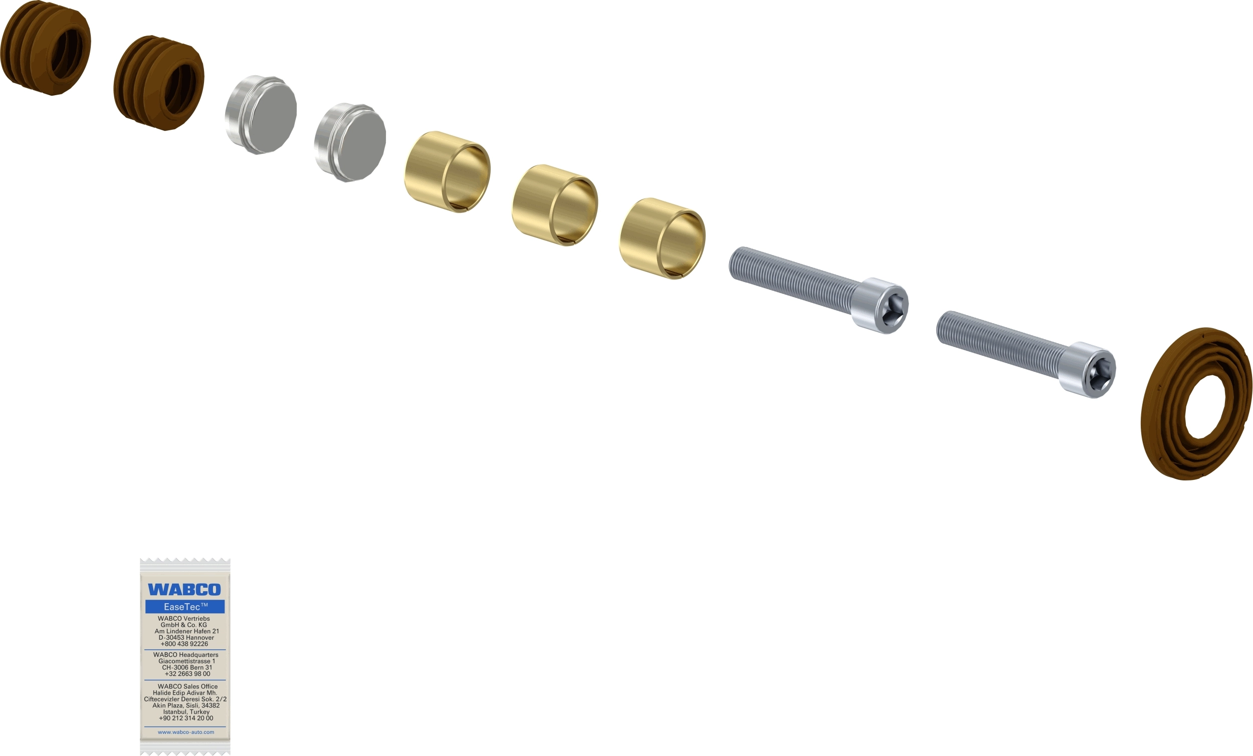 Kit de réparation, étrier de frein WABCO 6403179222