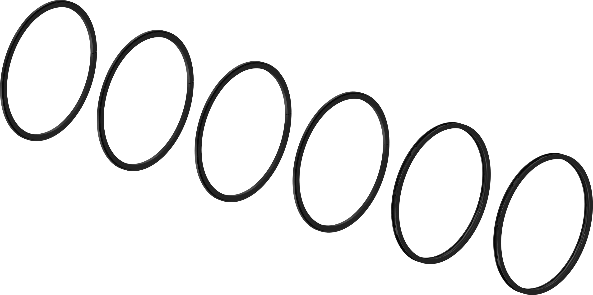 Piston ring set