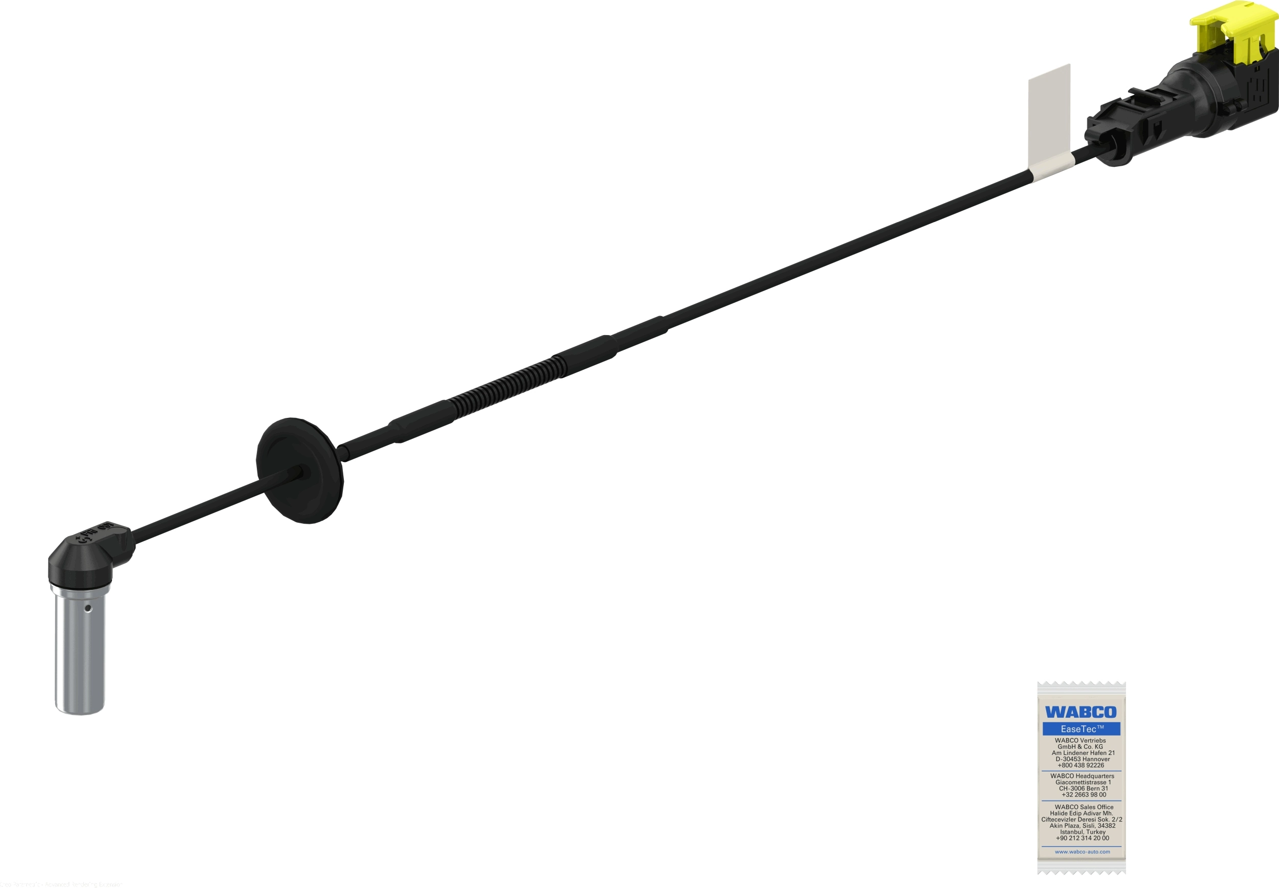 Capteur, vitesse de roue WABCO 4410351270