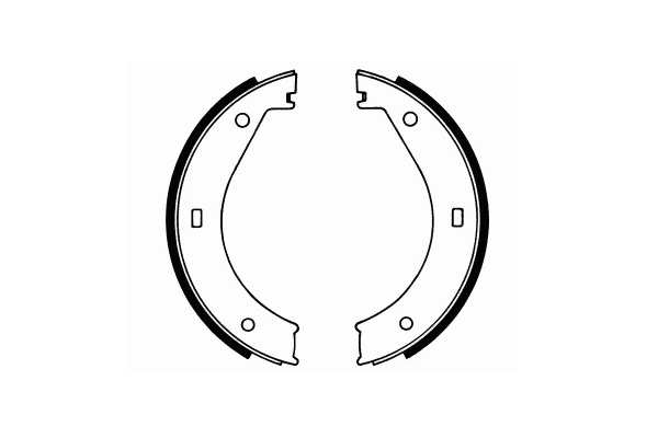 Brake Shoe Set, parking brake