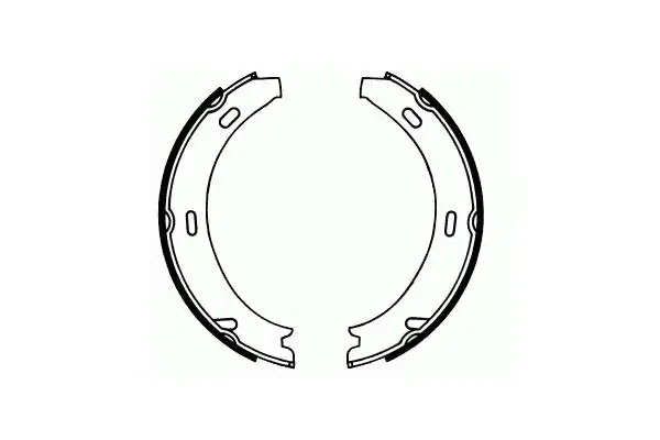 Brake Shoe Set, parking brake