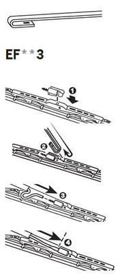 Balai d'essuie-glace TRICO EF453