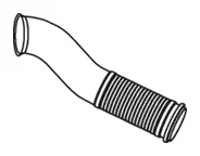 Tuyau d'échappement DINEX 66132