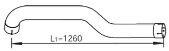 Tuyau d'échappement DINEX 81635