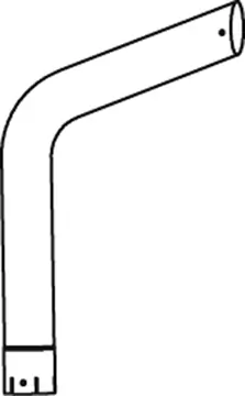Tuyau d'échappement DINEX 66705