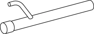 Tuyau d'échappement DINEX 68700