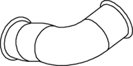 Tuyau d'échappement DINEX 66129