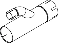 Tuyau d'échappement DINEX 68778