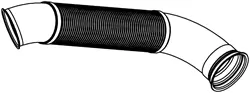 Tuyau d'échappement DINEX 67126