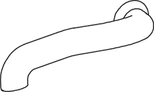 Tuyau d'échappement DINEX 64792