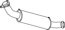 Tuyau d'échappement DINEX 66337