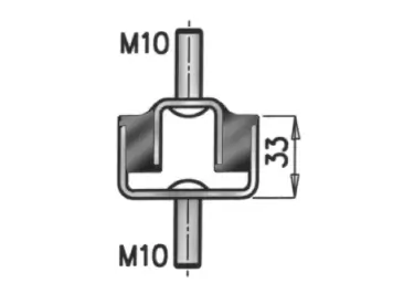 Suspension, échappement DINEX 69804