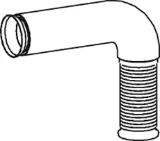 Tuyau d'échappement DINEX 69152