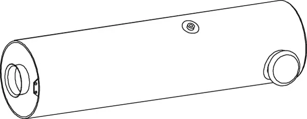 Silencieux arrière DINEX 66345