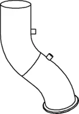 Tuyau d'échappement DINEX 66694