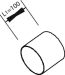 Tuyau d'échappement DINEX 68235