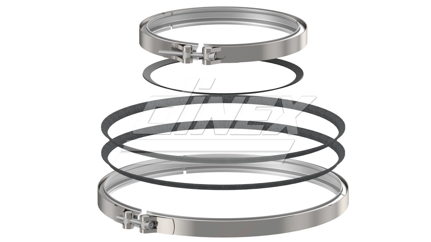 Anneau de fixation, silencieux DINEX 4IJ007