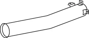 Tuyau d'échappement DINEX 64668