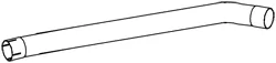 Tuyau d'échappement DINEX 29649