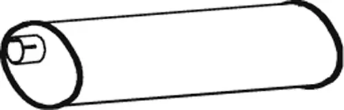 Silencieux central DINEX 66303