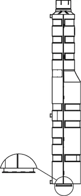 Silencieux central DINEX 80455