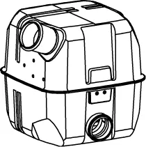 Pot de détente/silencieux arrière DINEX 68336