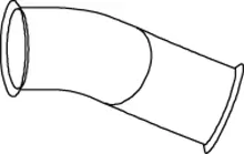 Tuyau d'échappement DINEX 66131
