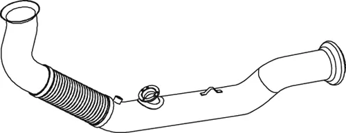 Tuyau d'échappement DINEX 66147