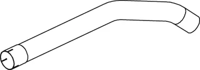 Tuyau d'échappement DINEX 50788