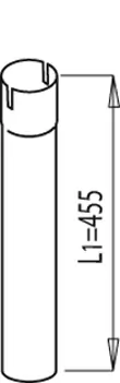 Tuyau d'échappement DINEX 68695