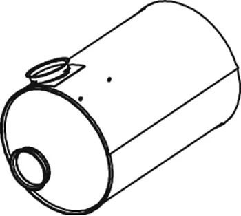 Silencieux central DINEX 64453