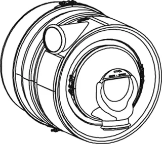 Silencieux central DINEX 68353