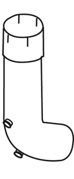 Tuyau d'échappement DINEX 64563