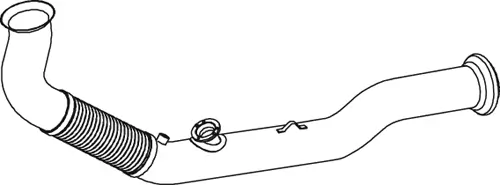 Tuyau d'échappement DINEX 66146