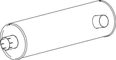 Pot de détente/silencieux arrière DINEX 64452