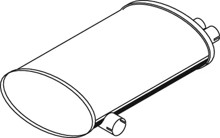 Pot de détente/silencieux arrière DINEX 69318