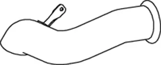 Tuyau d'échappement DINEX 64779