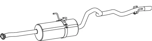 Rear Muffler