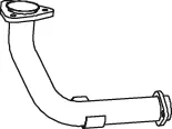 Tuyau d'échappement DINEX 66114