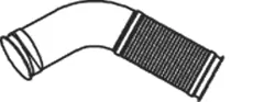 Tuyau d'échappement DINEX 68089