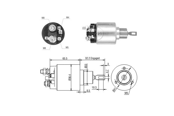 Solenoid Switch, starter