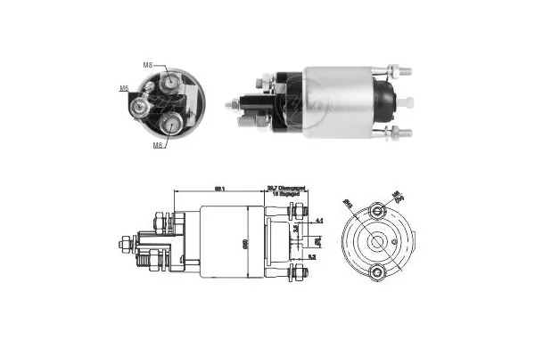 Solenoid Switch, starter